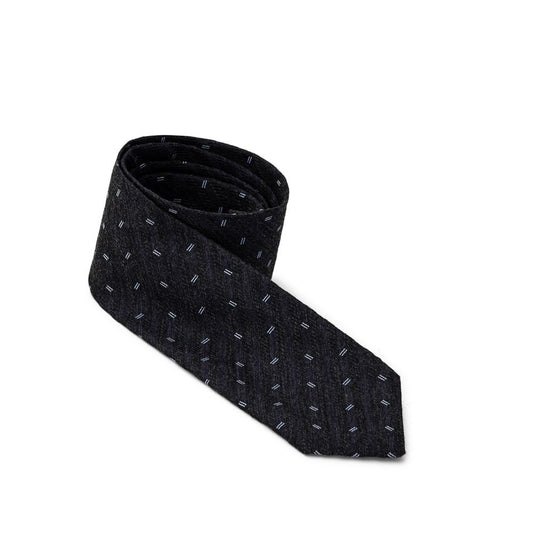 Gray Silk Ties & Bowty