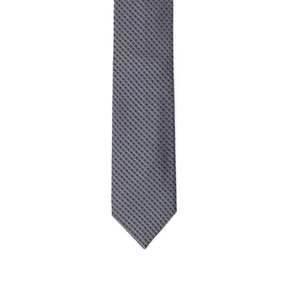 Gray Silk Ties & Bowty