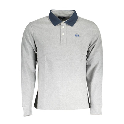 Brown Cotton Men Polo Shirt