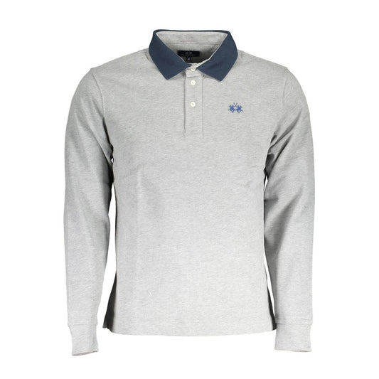 Brown Cotton Men Polo Shirt