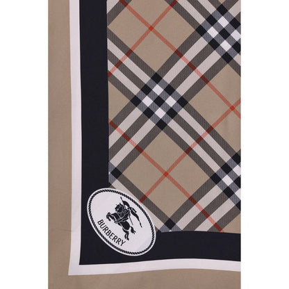 Silk Check Scarf