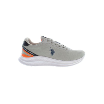 Brown Polyester Men Sneaker