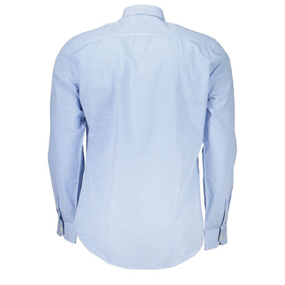 Light Blue Cotton Men Shirt