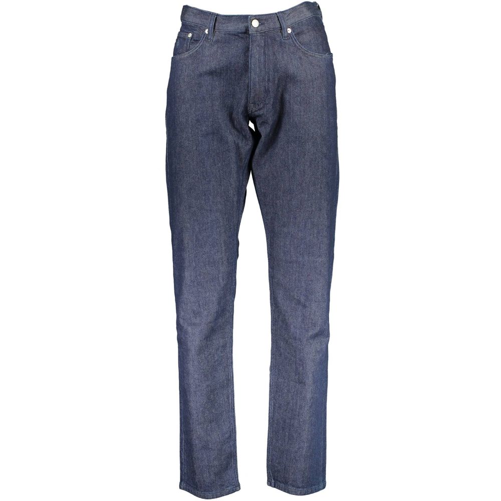 Vaqueros azules de algodón para hombre