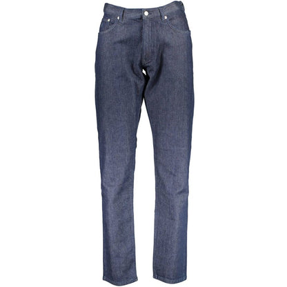 Vaqueros azules de algodón para hombre