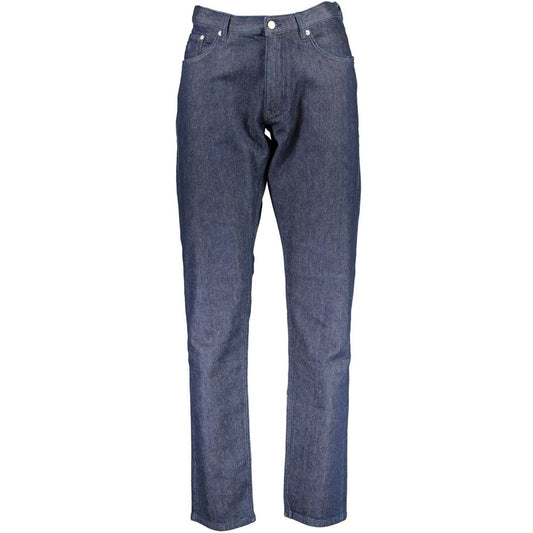 Vaqueros azules de algodón para hombre