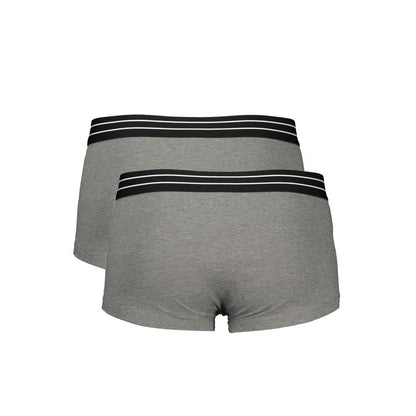 Brown Cotton Men Boxer