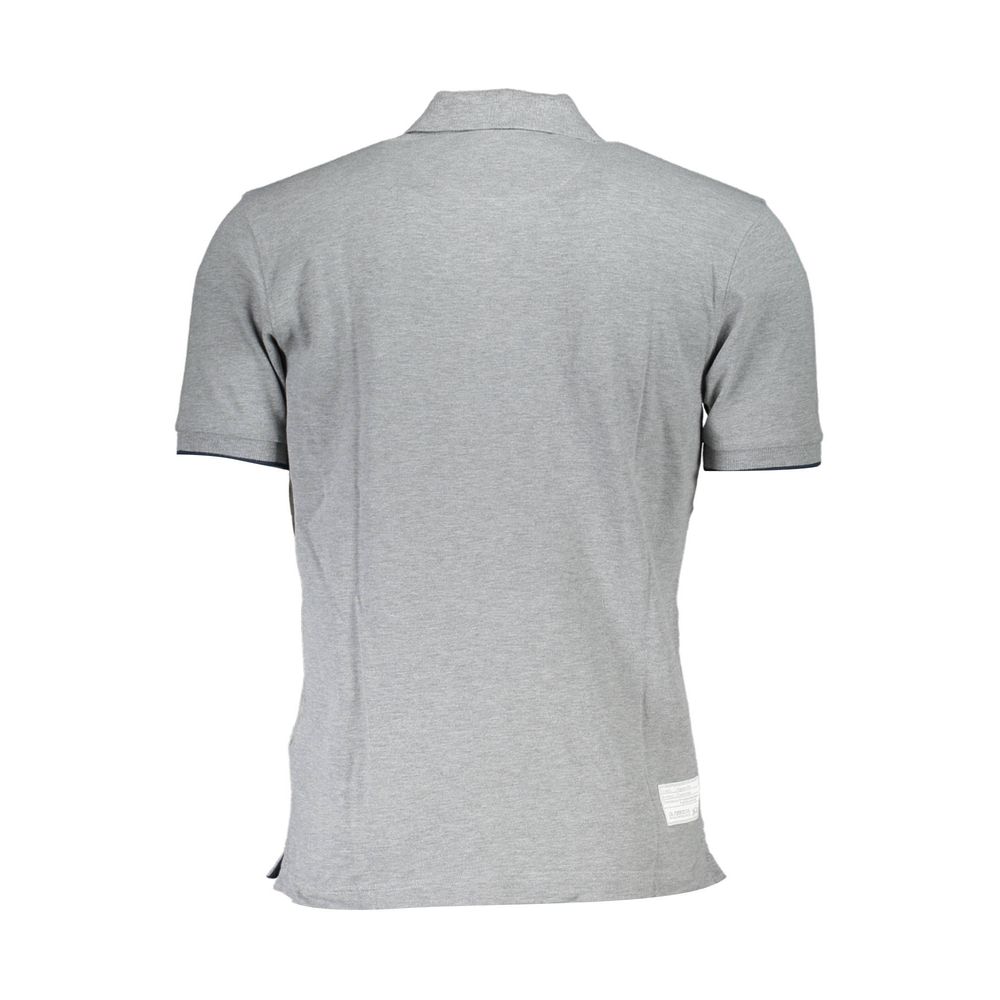 Brown Cotton Men Polo Shirt
