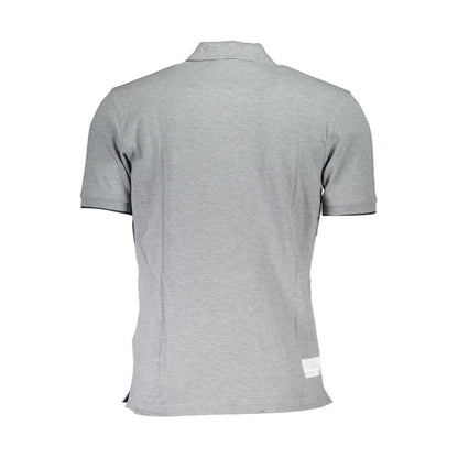 Brown Cotton Men Polo Shirt