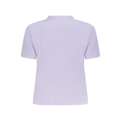 Purple Cotton Women T-Shirt