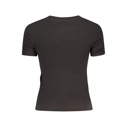 Black Cotton Tops & T-Shirt