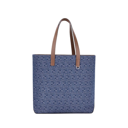 Embroderied denim Tote Bag