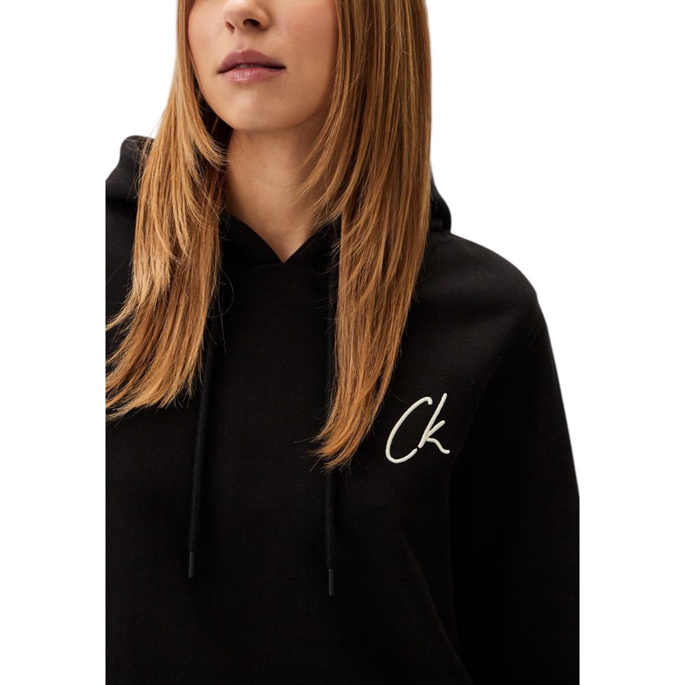 Black Recycled Cotton Sweatshirt