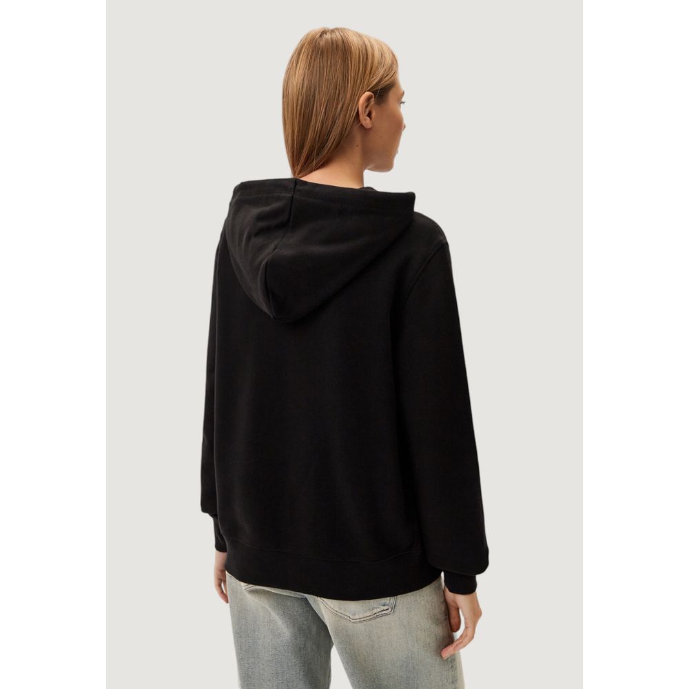 Black Recycled Cotton Sweatshirt
