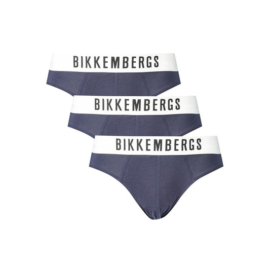 Blue Cotton Underwear