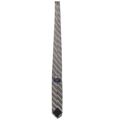 Gray Silk Ties & Bowty