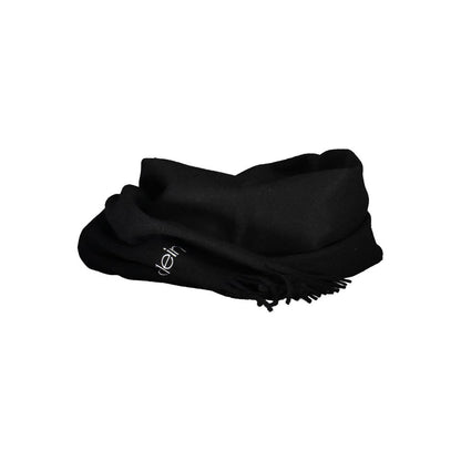 Black Polyester Scarf