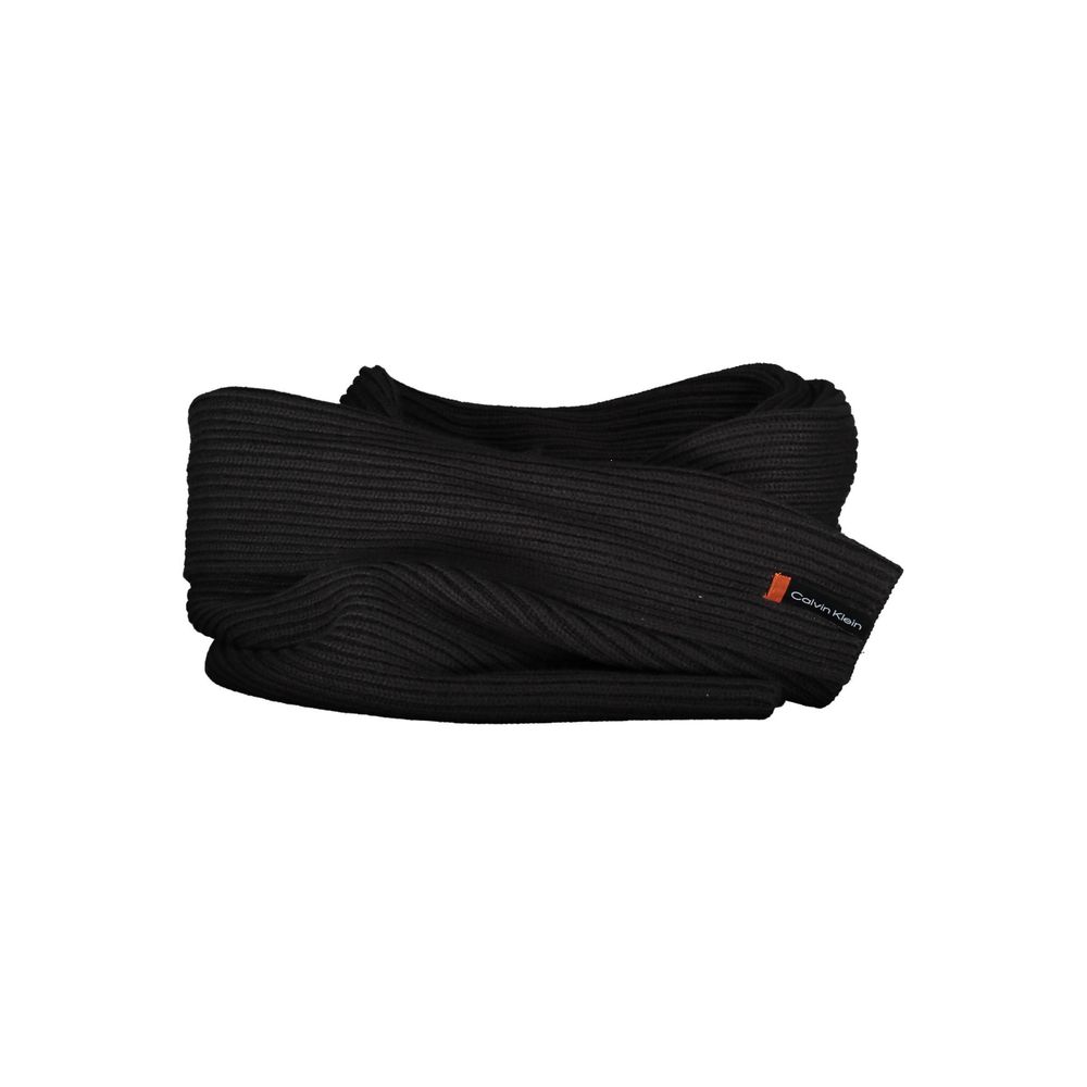 Black Cotton Scarf
