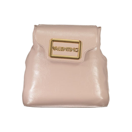 Pink Polyethylene Backpack