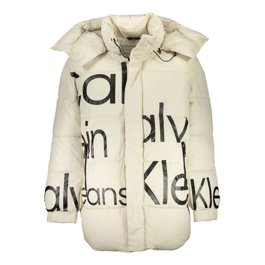 Beige Polyester Jacket