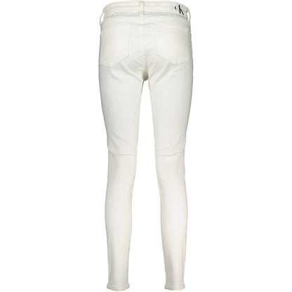 White Cotton Jeans & Pant