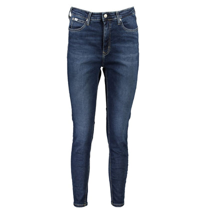 Blue Cotton Jeans & Pant