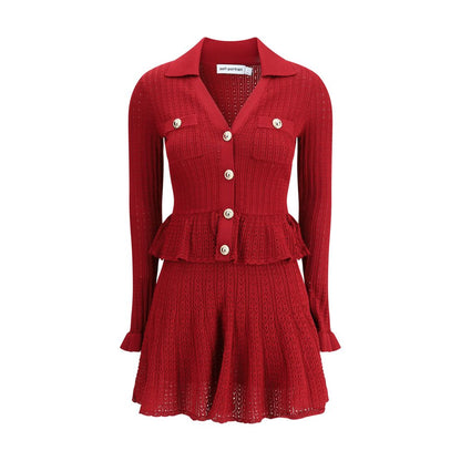Pointelle knit short Dress