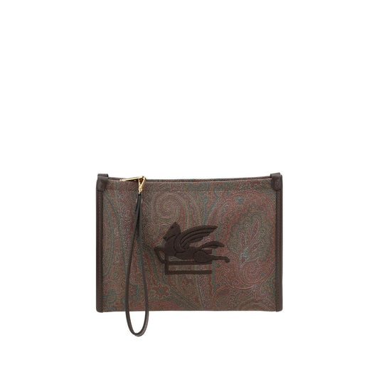 Pouch bag with Pegaso detail