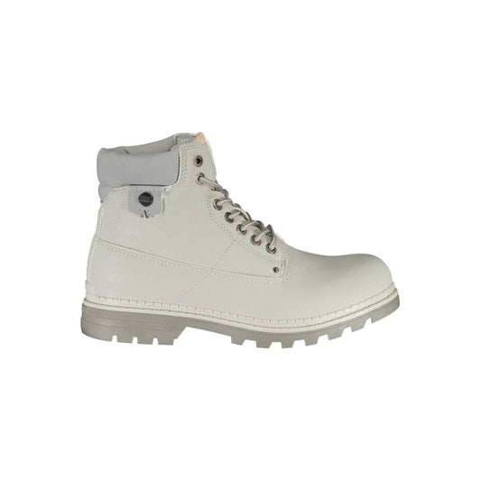 Gray Polyester Boot
