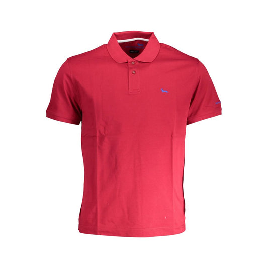 Red Cotton Polo Shirt