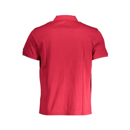 Red Cotton Polo Shirt