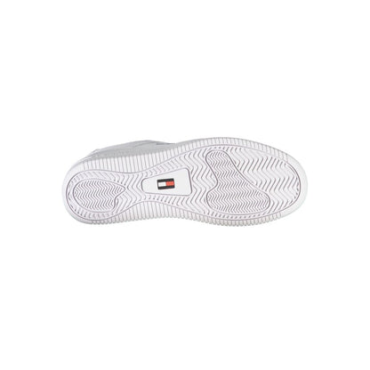 White Polyester Sneaker