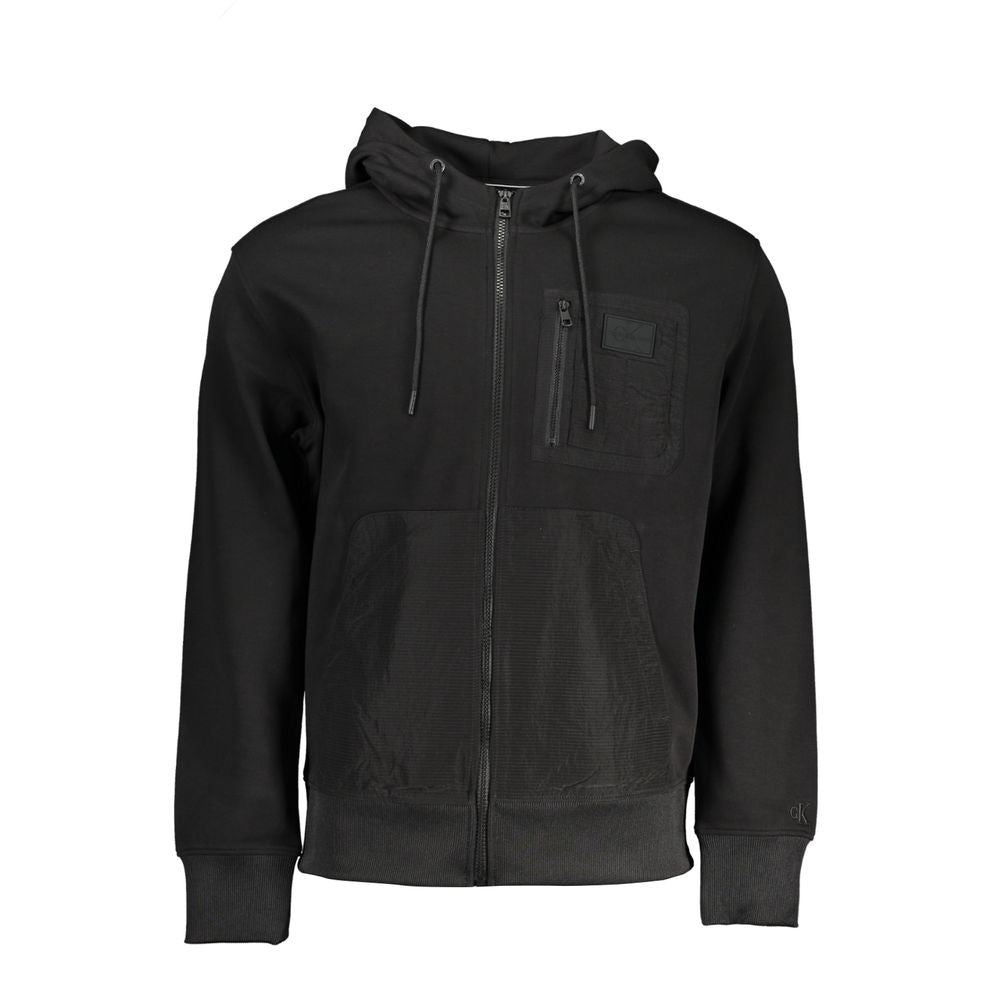 Black Cotton Sweater