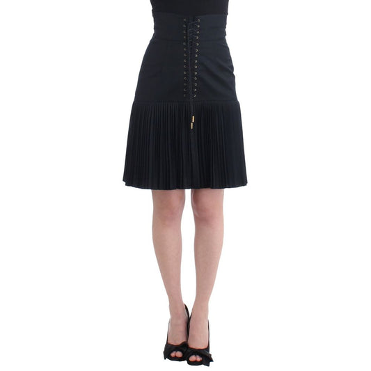 Black Wool Skirt
