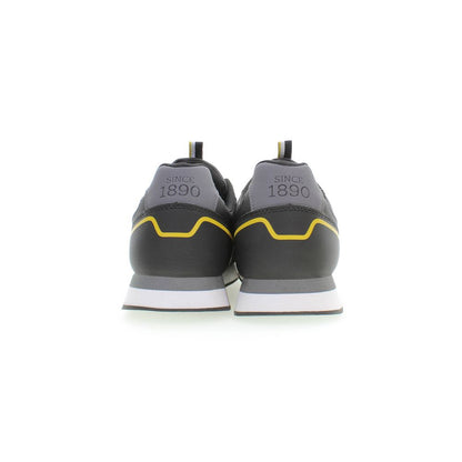 Black Polyester Sneaker
