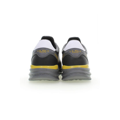Black Polyester Sneaker