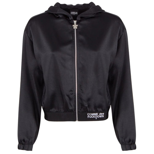 Black Polyester Sweater