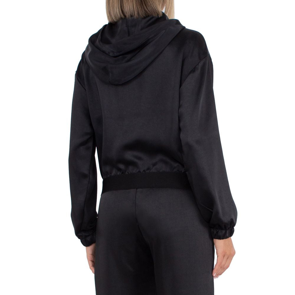 Black Polyester Sweater