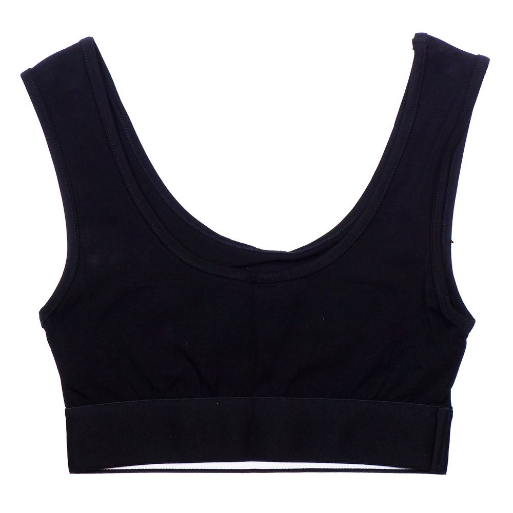 Black Cotton Tops & T-Shirt