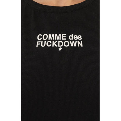 Black Cotton Tops & T-Shirt