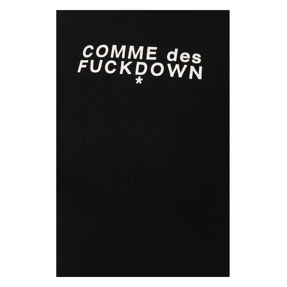 Black Cotton Tops & T-Shirt