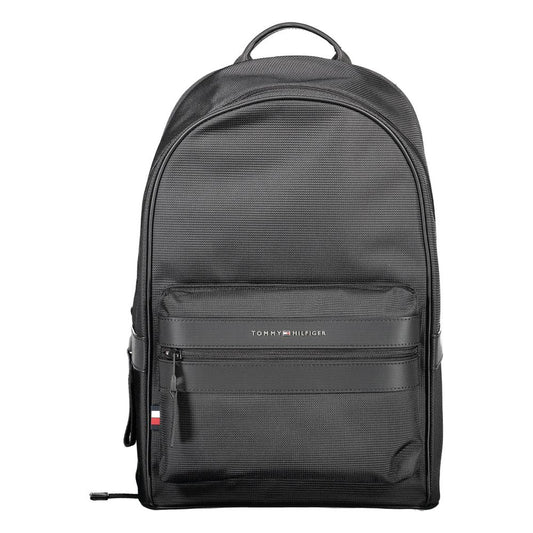 Black Polyester Backpack
