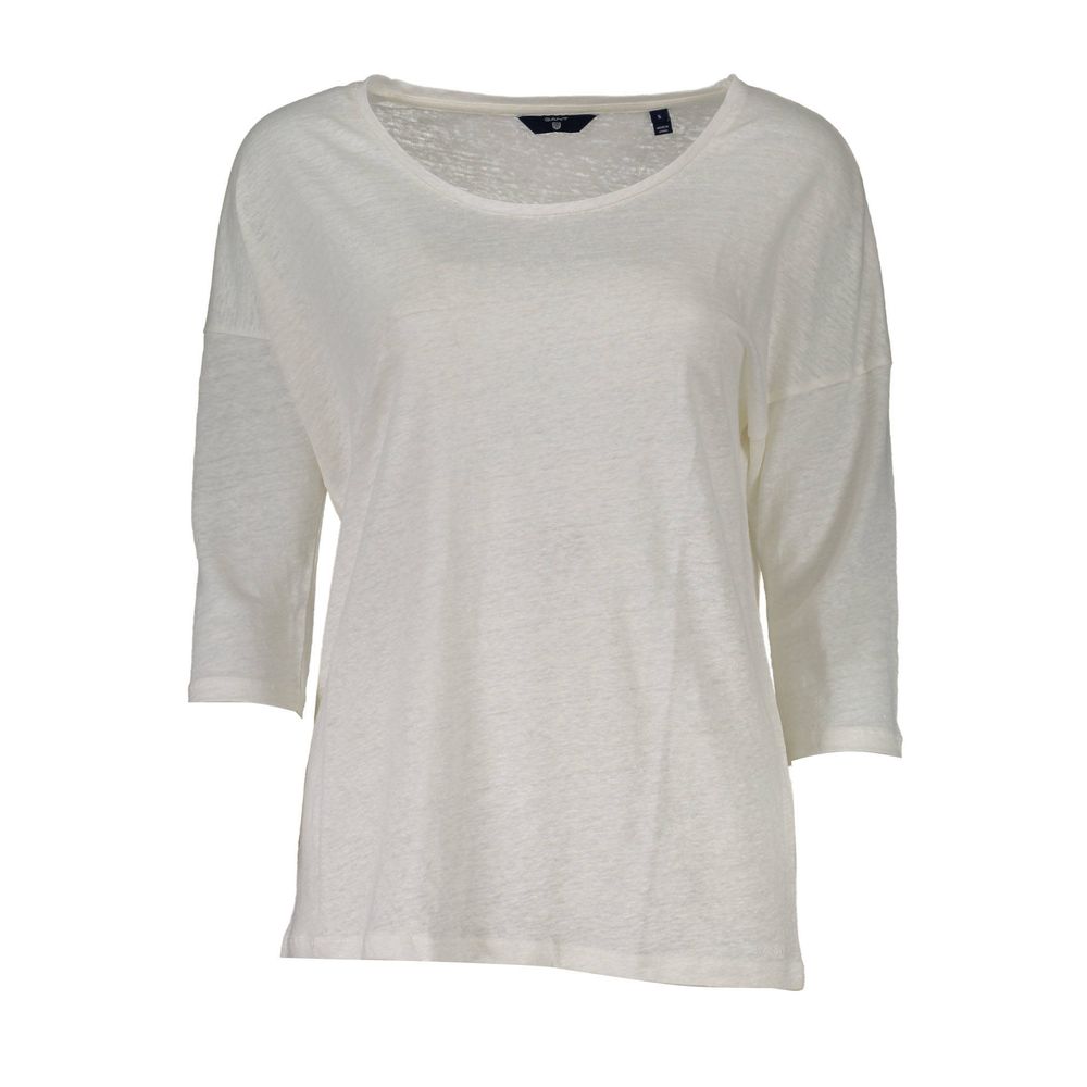 White Linen Tops & T-Shirt