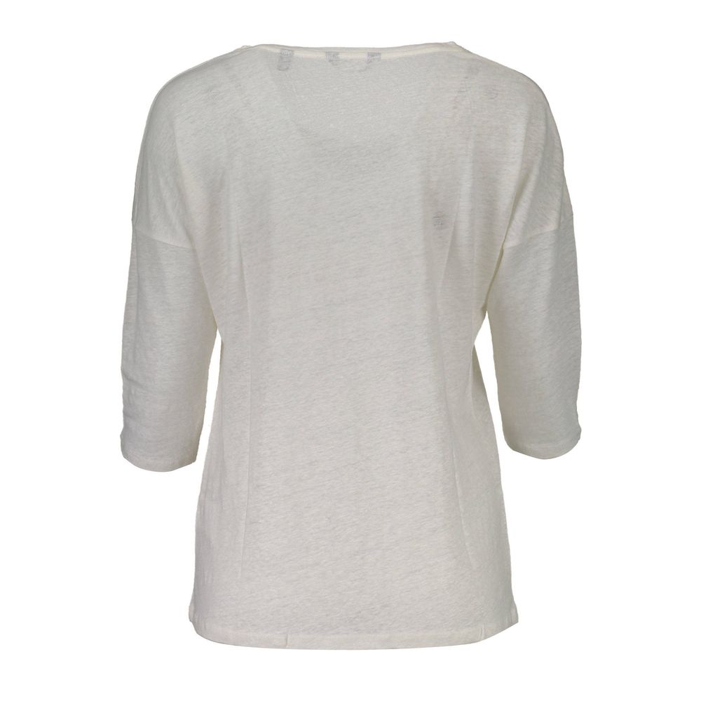 White Linen Tops & T-Shirt