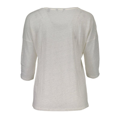 White Linen Tops & T-Shirt