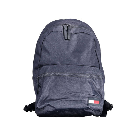 Blue Polyester Backpack