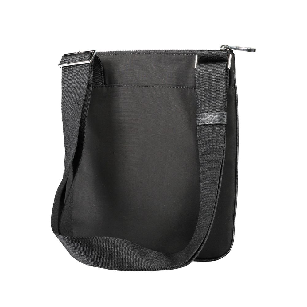 Black Polyester Shoulder Bag