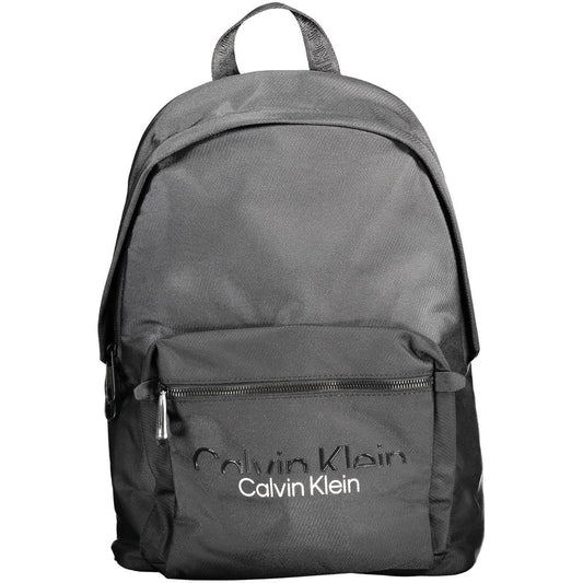 Black Polyester Backpack