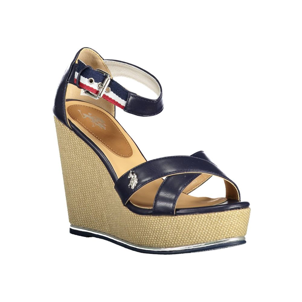 Blue Cotton Sandal