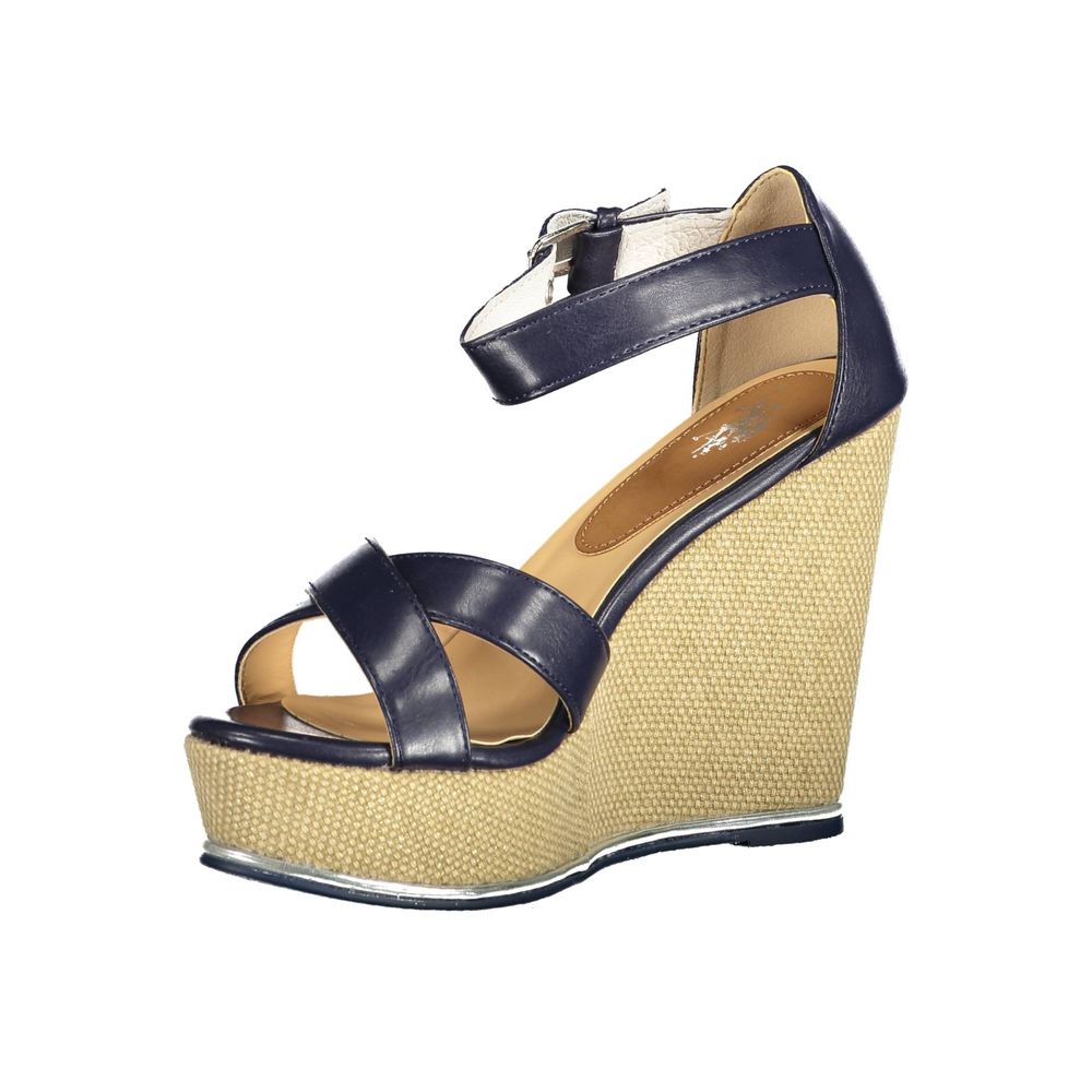 Blue Cotton Sandal